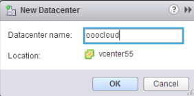 Name Your New vSphere Datacenter
